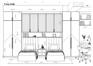 Dizayn, layihə: 3D Mebel Eskizləri və Dizayn Xidmətləri İstehsal və tətbiq prosesinə — 18