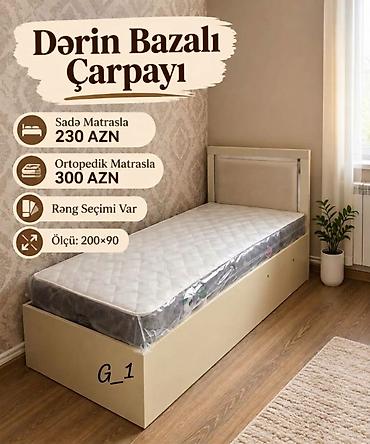 Dərin bazalı çarpayı, yataq otağı üçün həm funksional, həm də səliqəli