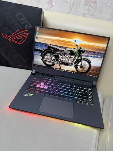 Информатика: Б/у ASUS ROG, 15.6 ", AMD Ryzen 7, 512 ГБ