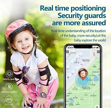 Qol saatları və aksesuarlar: Uşaq GPS Ağıllı Saatı – iki tərəfli zəng və təhlükəsiz izləmə ilə — 2