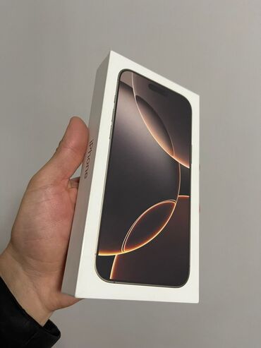 Apple iPhone: IPhone 16 Pro Max, Новый, 256 ГБ, Кабель, Коробка