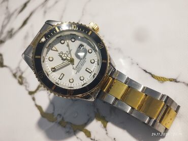 Классические: Классические часы, Rolex, Швейцария, Водонепроницаемые, Женские, Б/у