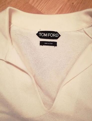 10 sabo: Futbolka, Tom Ford, S, rəng - Ağ — 4