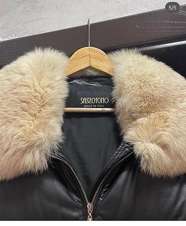 sasso: Saxofono (Made in Italy) qadın qış gödəkçəsi - Rəng: qara - Material — 4