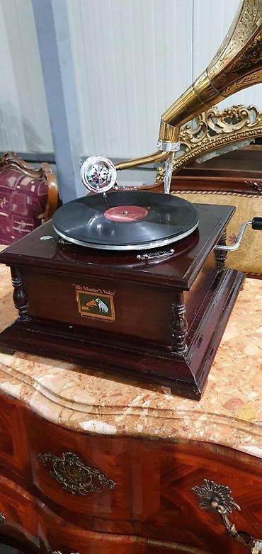 forma ideale tabure: Gramofon sa trubom na navijanje (KAO NOVO) Gramofon sa trubom u — 4