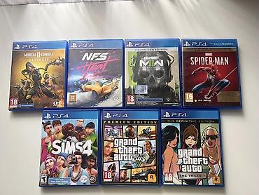 Игры для PlayStation: Игры для PlayStation 4 (диски в коробках) Все диски в отличном — 8