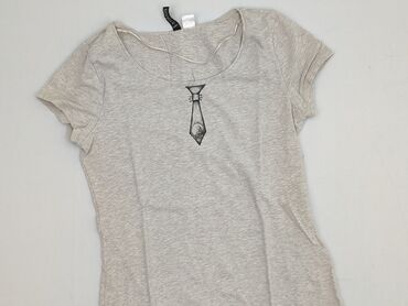 c a t shirt: H&M, Women`s T-shirt, size L (EU 40)