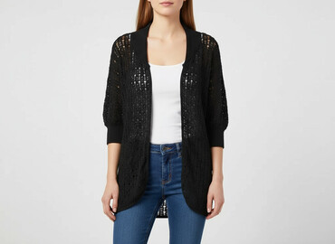 plisowane spódnice midi czarne: Women`s knitwear, size L
