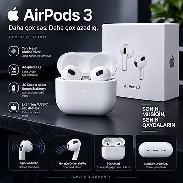 Qulaqcıqlar: Yeni Simsiz (Bluetooth) Qulaqcıqlar, Apple, rəng - Ağ — 3