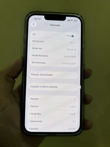 Apple iPhone: IPhone 13, 128 GB, Mavi, Simsiz şarj, Sənədlərlə -da lalafo.az — 12 Apple iPhone: IPhone 13, 128 GB, Mavi, Simsiz şarj, Sənədlərlə — 12