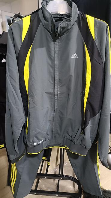 Мужской спортивный костюм, 2XL, Adidas, Новый, цвет - Серый