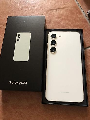 cd disk: Samsung Galaxy S23, Б/у, 256 ГБ, цвет - Белый, 1 SIM, eSIM — 1