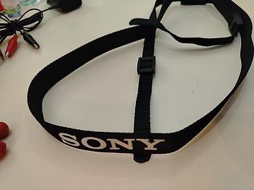 kamera quraşdırma: Məhsul: fotoaparat üçün boyun qayışı - Rəsmi “SONY” yazılı, qara — 1