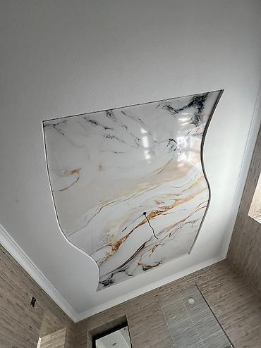 Натяжной потолок: Натяжной потолок Глянцевое, Матовое, 3D потолки Гарантия, Бесплатная консультация, Бесплатный замер — 14