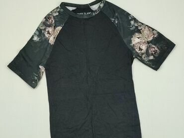 czarne eleganckie bluzki krótki rękaw: Bluzka Damska, River Island, 2XS, stan - Dobry