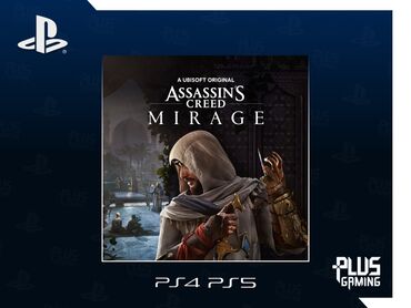 oyun diskleri magazasi: ⭕ Assassin's Creed Mirage ⚫Offline: 25 AZN 🟡Online: 39 AZN 🔵PS4: 45