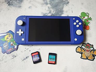 купить nintendo switch 2: Nintendo Switch Lite, цвет синий. Компактная портативная консоль для — 1