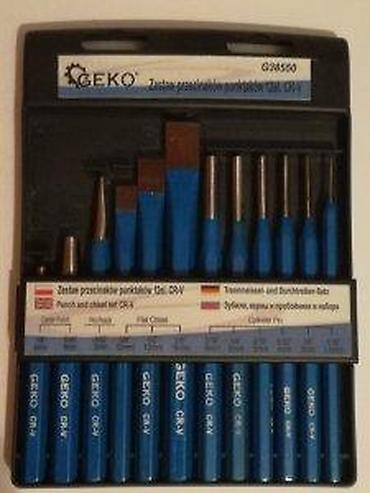 Setovi ručnog alata: Set udarnih šiljaka i dlijeta GEKO – 12 delova - Univerzalni set za — 10