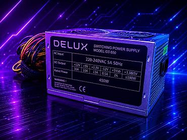 hdd update cable: Блок питания, Б/у, Delux, 450 Вт, 450 Вт — 1