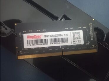 notebook ram 8: Operativ yaddaş (RAM) 16 GB, 3200 Mhz, DDR4, Noutbuk üçün, Yeni