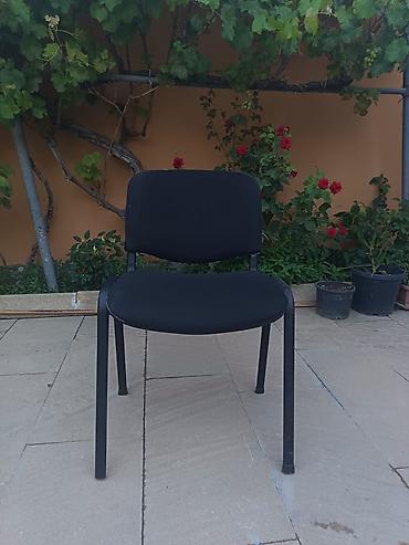 Ofis oturacaqları: Qara ofis/stul – sadə və rahat model - Rəng: qara - Material: parça — 2
