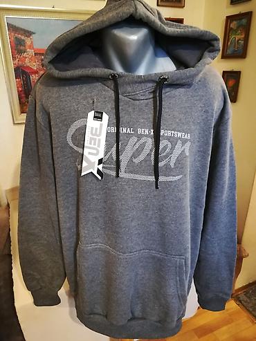 Kvalitetan muski pamucni duks sa kapuljacom Benx 2XL Sivi. Odlican na lalafo.rs Kvalitetan muski pamucni duks sa kapuljacom Benx 2XL Sivi. Odlican