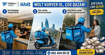 Əməkdaş axtarışı (vakansiyalar): Moto-kuryer tələb olunur, Gündəlik ödəniş, Təcrübəsiz — 1
