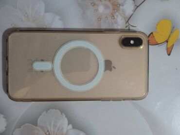 арзан телефоны: IPhone Xs Max, Колдонулган, 64 ГБ, Алтын, Коргоочу айнек, 79 %