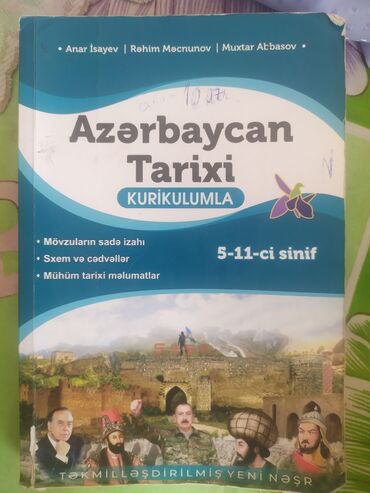 anar isayev azerbaycan tarixi 2022: 3 cü qruplar üçün Azərbaycan tarixi xronologiya kitabı