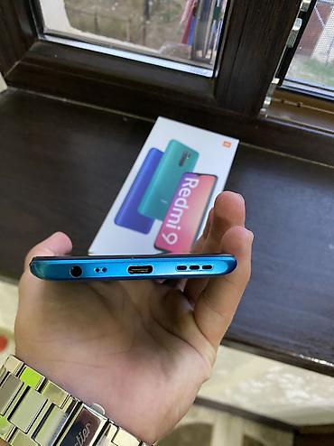 stabilizer telefon: Redmi 9, 32 GB, rəng - Mavi, Barmaq izi — 6