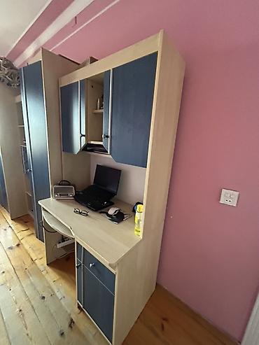 Uşaq/yeniyetmə otağı üçün modul mebel dəsti - Rəng: açıq ağac tonu +