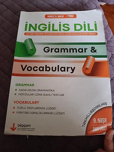 İngilis dili üzrə “Grammar & Vocabulary” vəsaiti. Nərgiz R. Nəcəf lalafo.az -da İngilis dili üzrə “Grammar & Vocabulary” vəsaiti. Nərgiz R. Nəcəf