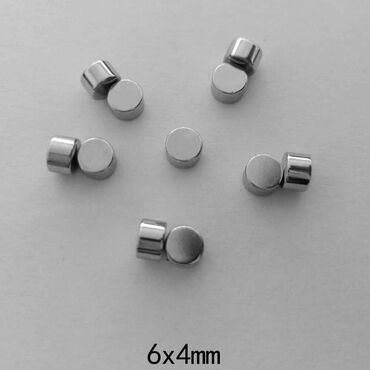 электро диска: 6x4 Постоянный магнит маленький круглый 6 мм x 4 мм неодимовый магнит