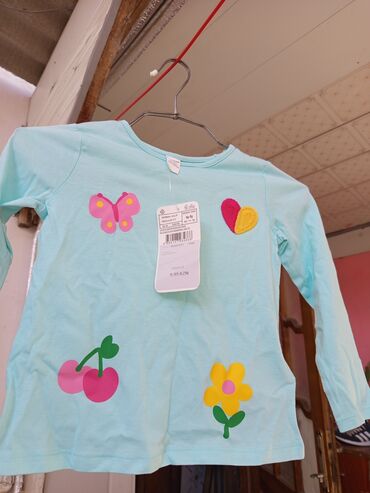 черные детские лосины: Рубашка, Для девочек, 4 - 5 лет