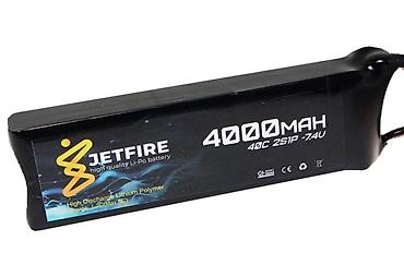 batareyanı: JetFire 7.4V 4000mAh 40C Li-Po 2S batareya Yüksək texnologiya ilə — 1