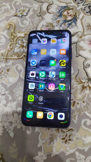tcl c655 бишкек: Redmi, Redmi Note 7, Колдонулган, 32 ГБ, түсү - Көк, 2 SIM