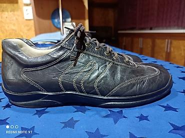 Туфли: Мужская обувь, Европа, натуральная кожа. Несколько пар. 1) Черные — 12