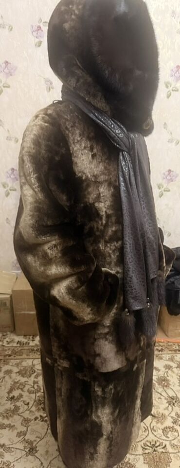 Шубы: Шуба, Длинная модель, Турция, С капюшоном, XL — 3