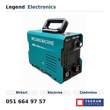 lazer acar: Elan başlığı: Qaynaq aparatı ARC-500, Qövs qaynağı üçün, 4500 Vt Qövs — 1