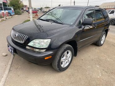 черный lexus: Lexus RX: 2003 г., 3 л, Автомат, Бензин, Кроссовер