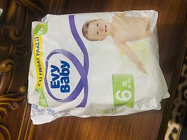 corablar: Evy Baby uşaq bezləri – XL ölçü (6 nömrə), 15+ kq üçün. - Paket: 38 — 1