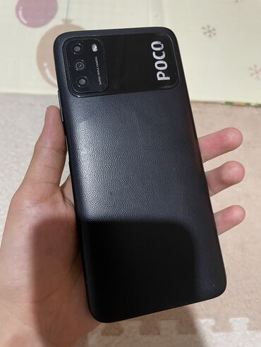 хуавей ноутбук: Poco M3, Колдонулган, 64 ГБ, түсү - Кара, 2 SIM