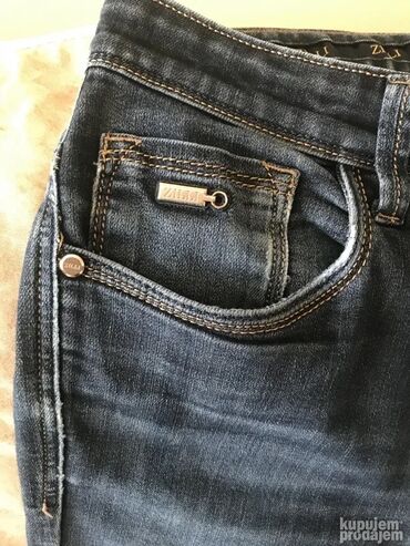 Farmerke: Original ZILLI farmerice 33 98% cotton 2% elastin Polustruk 45cm — 3