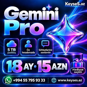 Gemini Pro — 18 ay 🎁 Hədiyyə ilə İşinizi asanlaşdırın, vaxta qənaət lalafo.az -da — 2 Gemini Pro — 18 ay 🎁 Hədiyyə ilə İşinizi asanlaşdırın, vaxta qənaət — 2