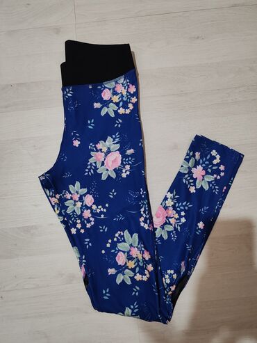 sive zenske pantalone kombinacije: M (EU 38), Pamuk, bоја - Šareno, Cvetni