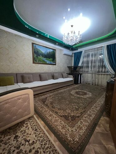 квартира 2 комната жибек жолу: 4 комнаты, 81 м², 105 серия, 6 этаж, Евроремонт