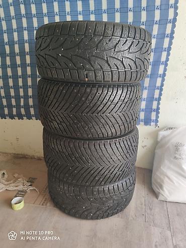 rays volk: Шины 215 / 60 / R 17, Зимняя шипованная, Б/у, Комплект, Внедорожные (АТ/МТ), Nokian — 1