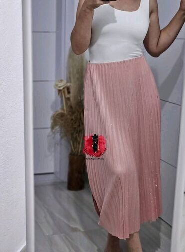 Suknje: One size, Midi, bоја - Crna — 11