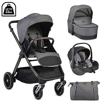 starke 36: Kolica za bebe Macan 3u1 iSize sedište – Grey 0+ (SKU: CAN53140-70) — 2