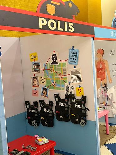 miniş: Uşaq üçün modul mini-şəhər oyun zonası – Polis, Xəstəxana və — 7